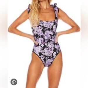 Beach Riot Spring Fairy floral one piece